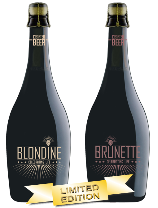 Blondine & Brunette Doppelmagnum 3 Liter Flasche